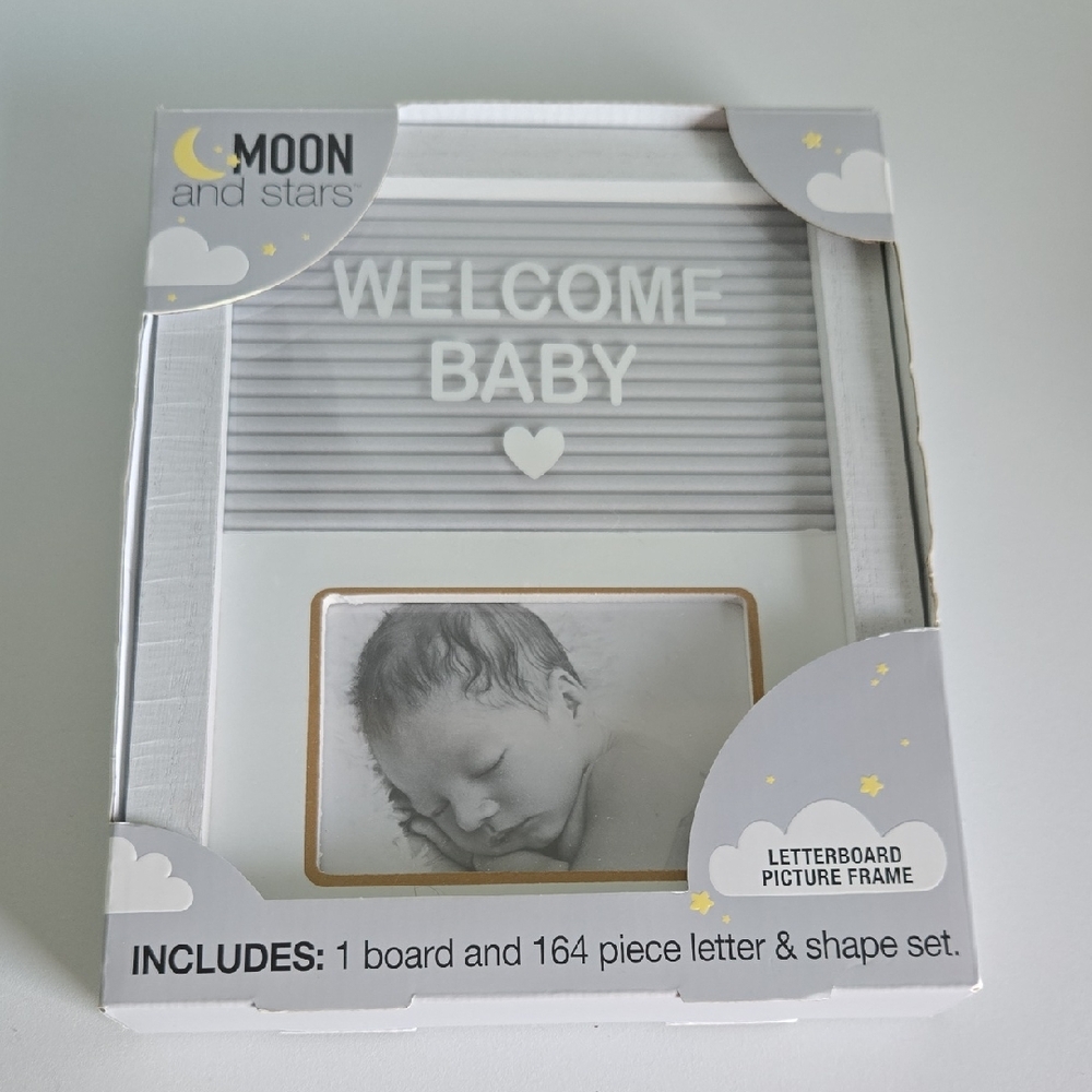 White Letterboard Picture Frame
